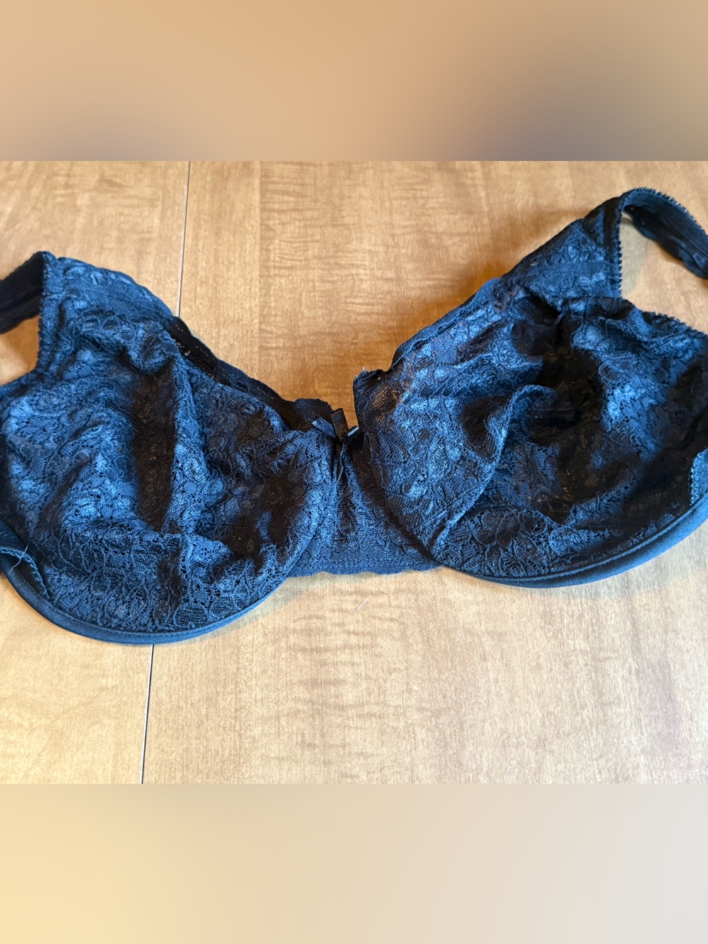Black Lane Bryant Intimates underwire bra 40D GUC